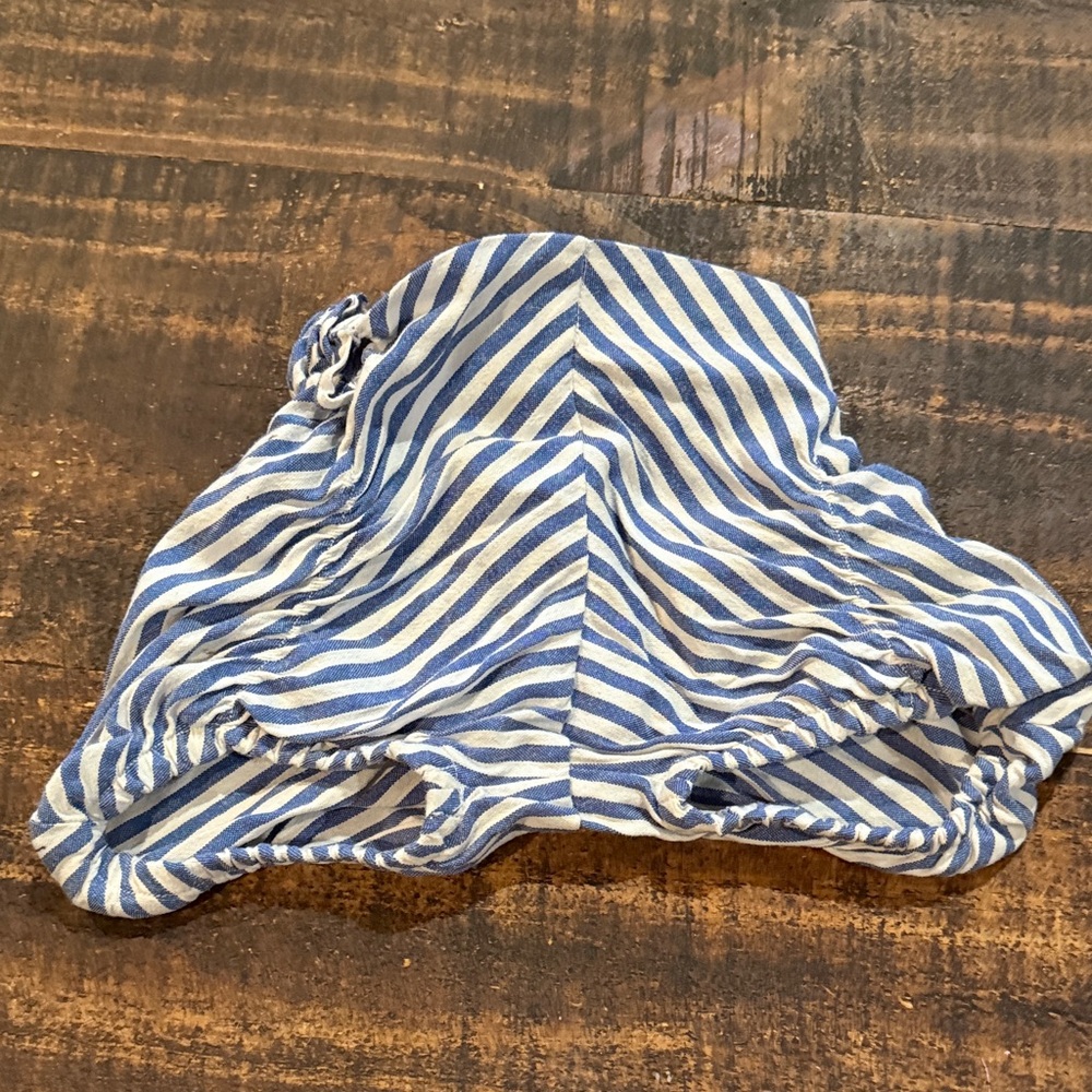 Lacey Lane Blue and White Striped bloomer Shorts